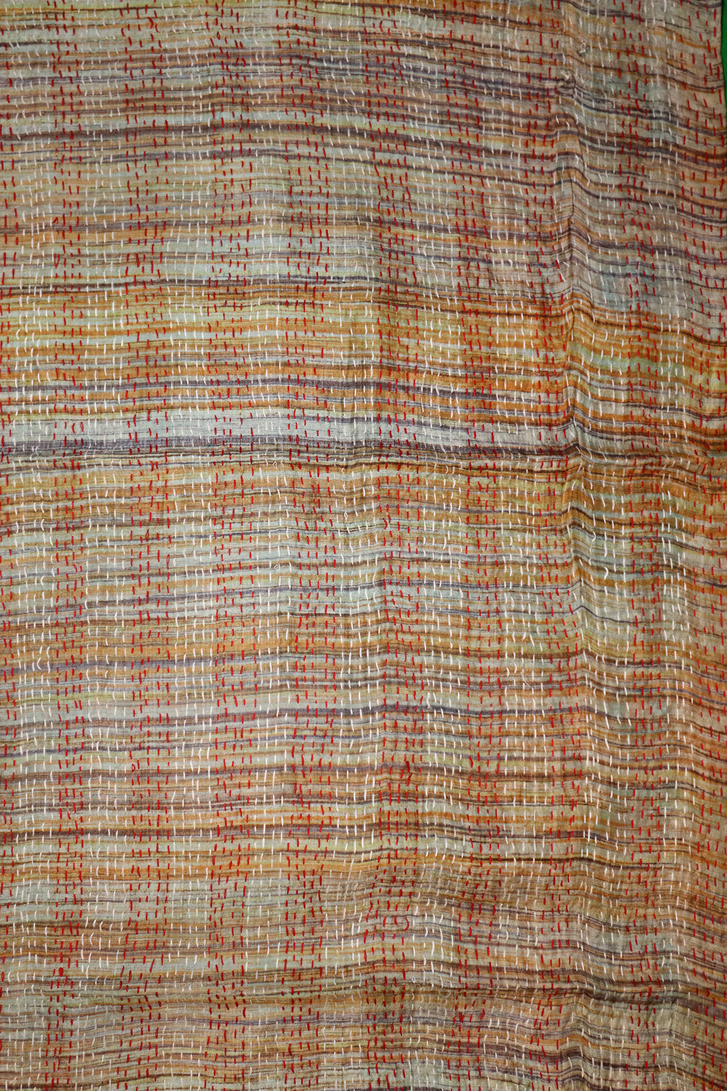Sari kantha silke tørklæde 40*190 cm