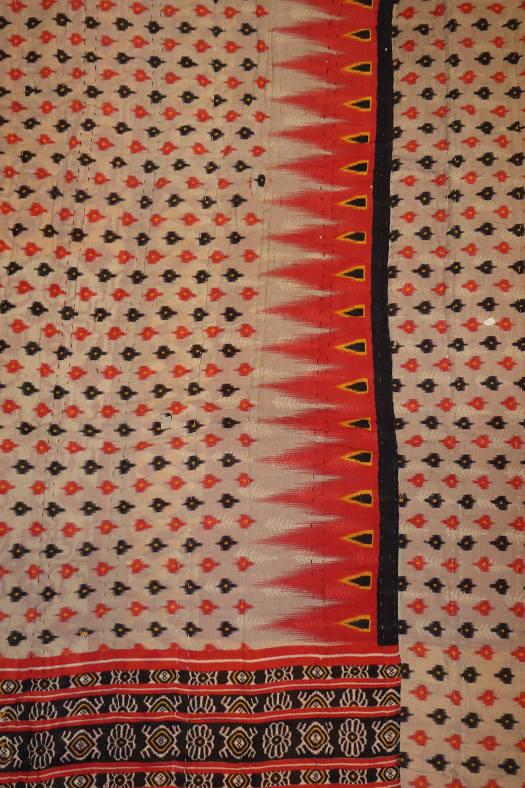 Vintage sari quilt , bomuld 140x200 cm
