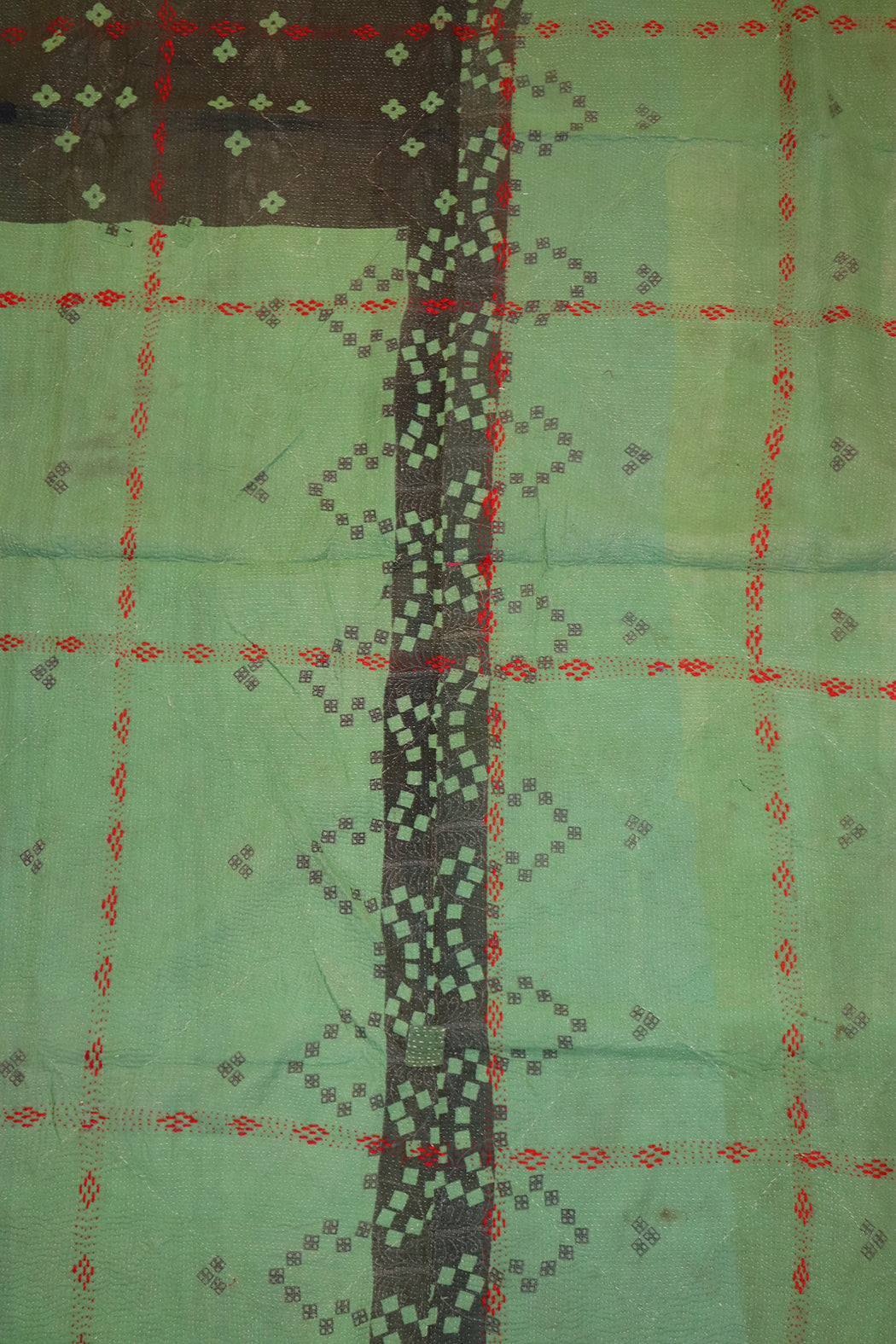 Kantha vintage throw approx 140x210 cm, cotton