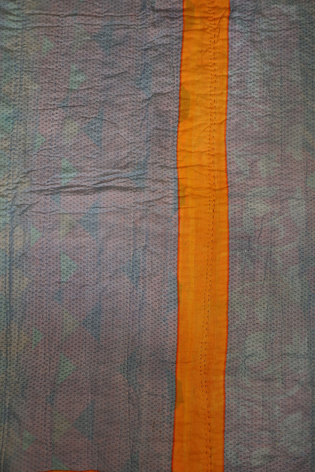 Vintage sari quilt , bomuld 140x200 cm