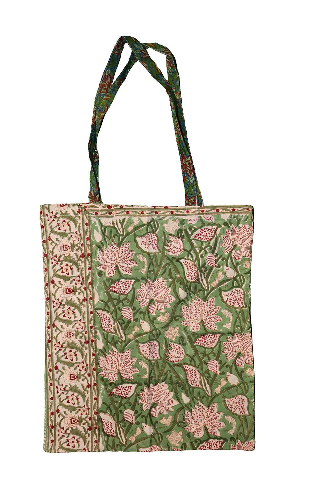 Block print cotton net 40*44 cm