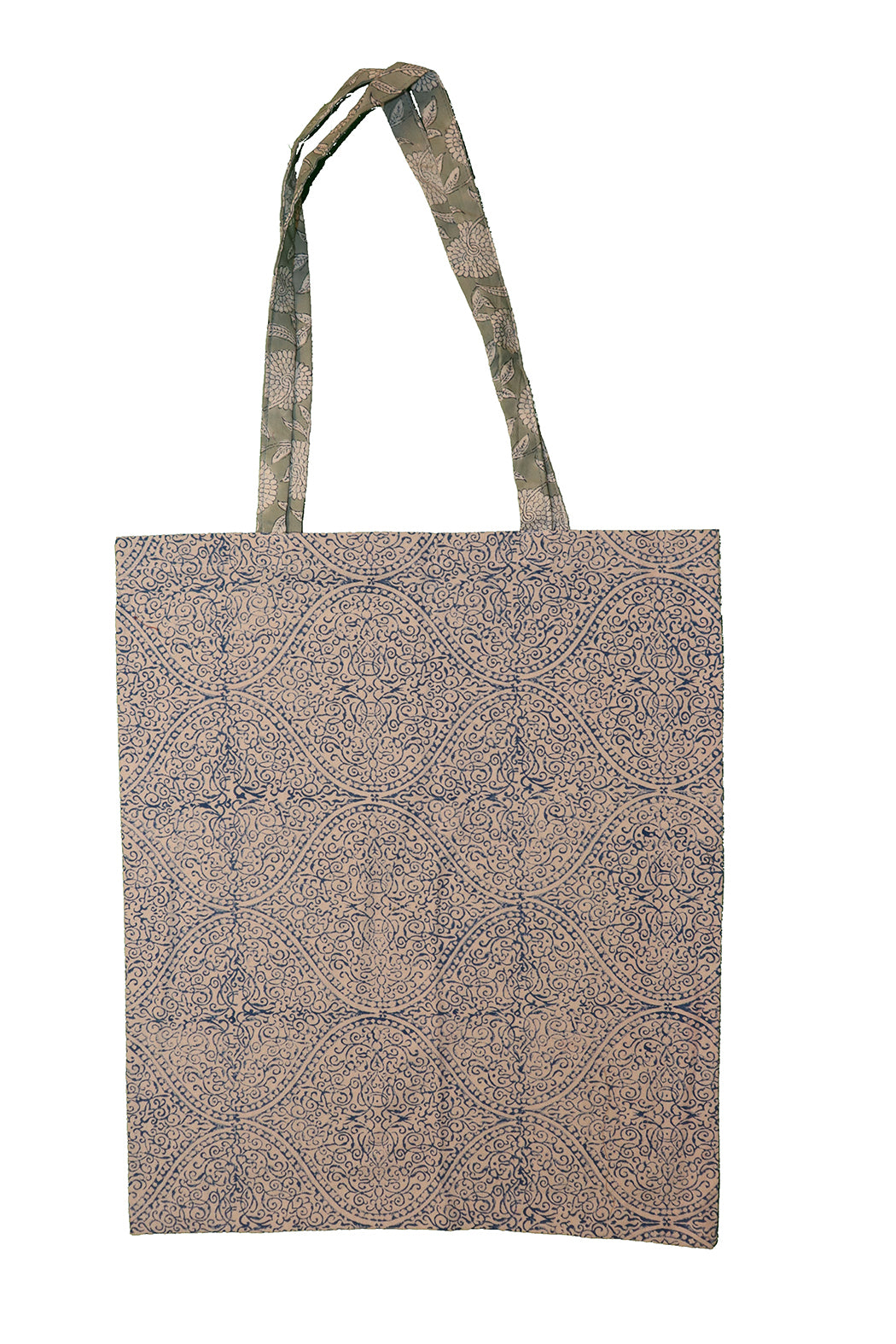 Block print cotton net 40*44 cm