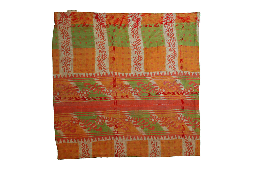 Sari vintage kantha pude 60*60 cm
