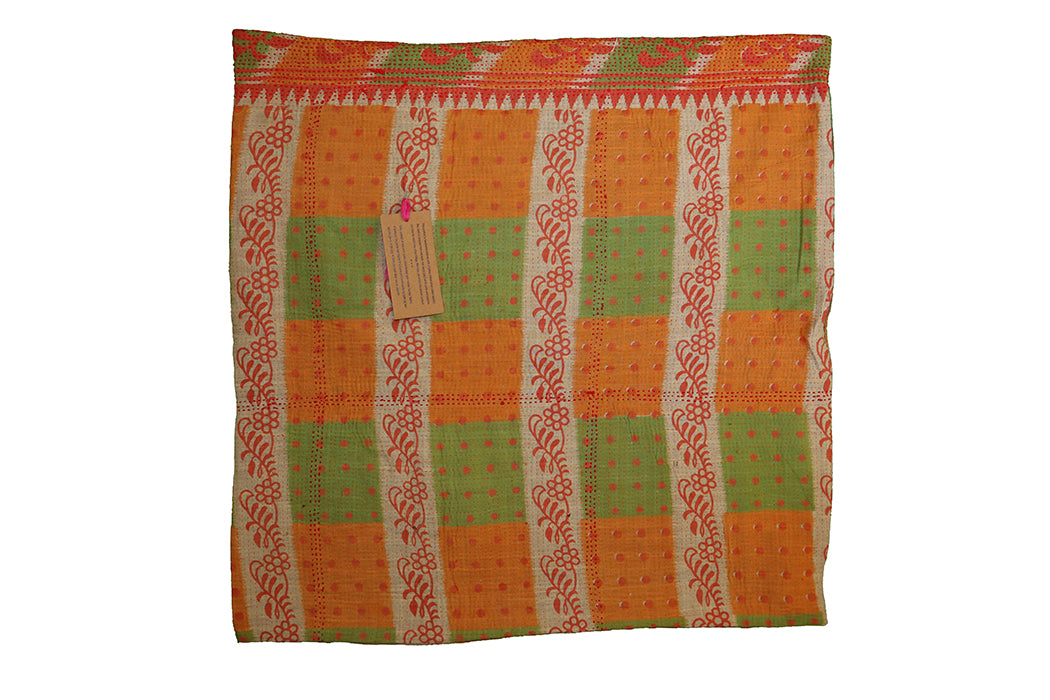 Sari vintage kantha pude 60*60 cm