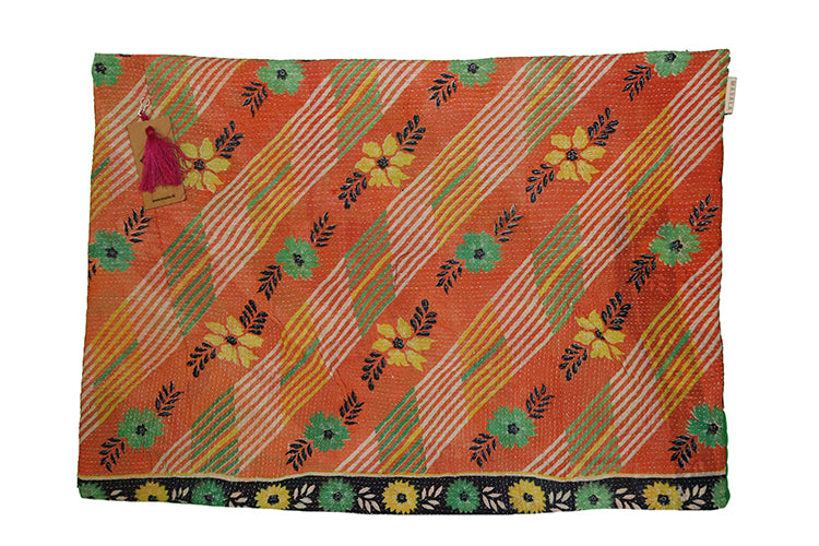 Sari Vintage Kantha Kissen 50*70 cm