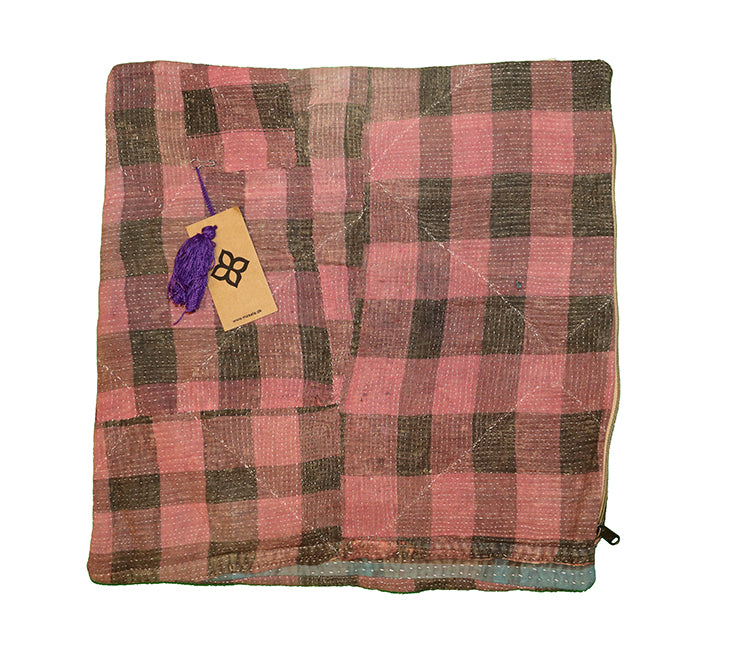 Sari vintage kantha pude 45*45 cm
