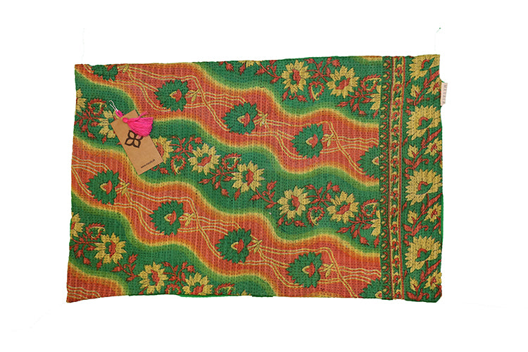 Sari vintage kantha pude 40*60 cm