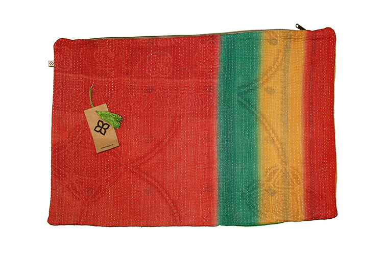 Sari vintage kantha cushion 40*60 cm