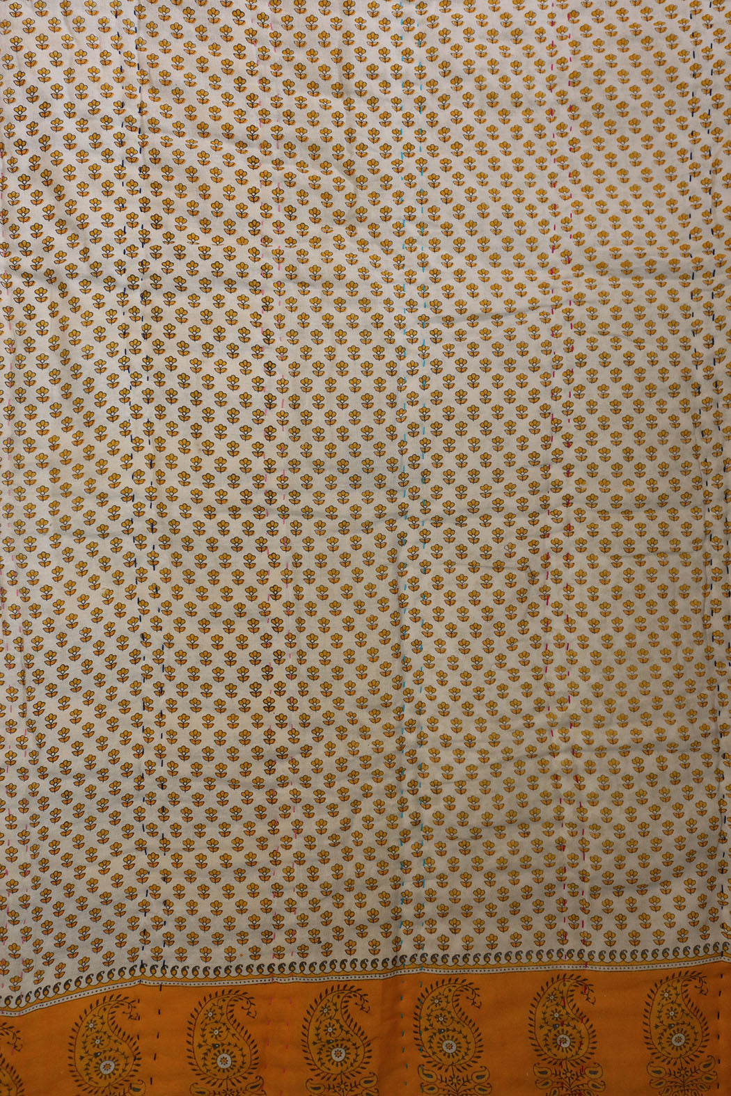 Vintage sari quilt, cotton 70x100 cm