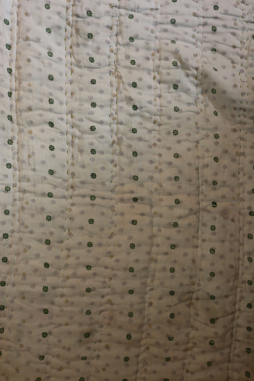 Vintage sari quilt, cotton 70x100 cm