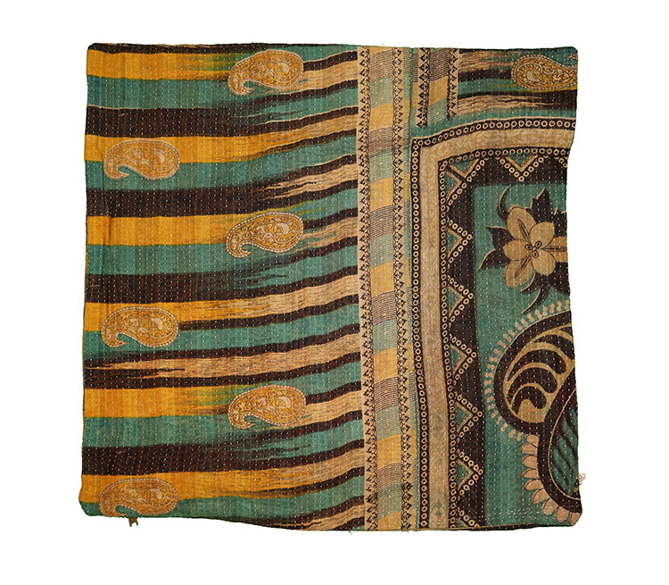 Sari vintage kantha cushion 45*45 cm