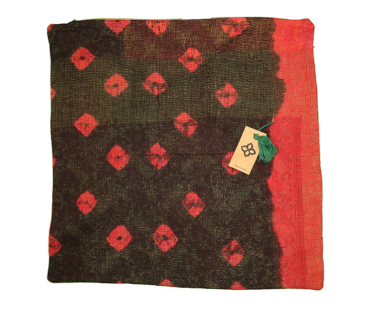 Sari vintage kantha cushion 45*45 cm