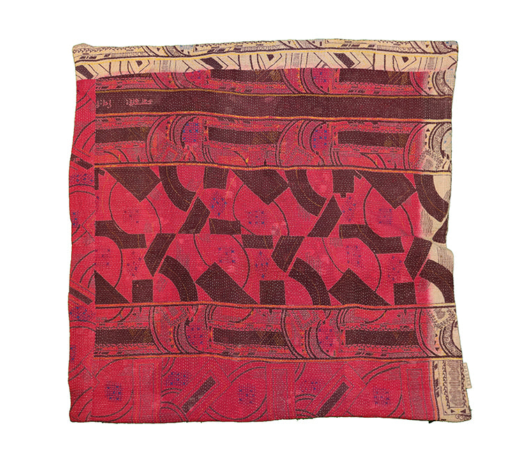 Sari vintage kantha pude 60*60 cm