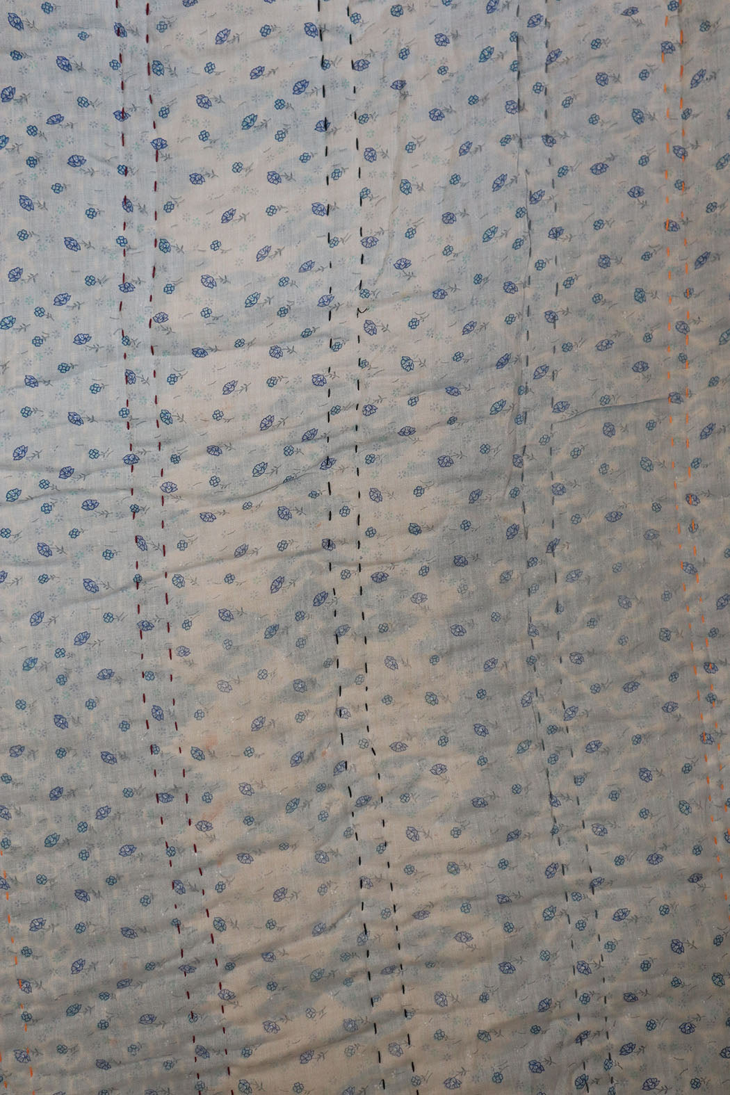 Vintage sari quilt, cotton 140x100 cm