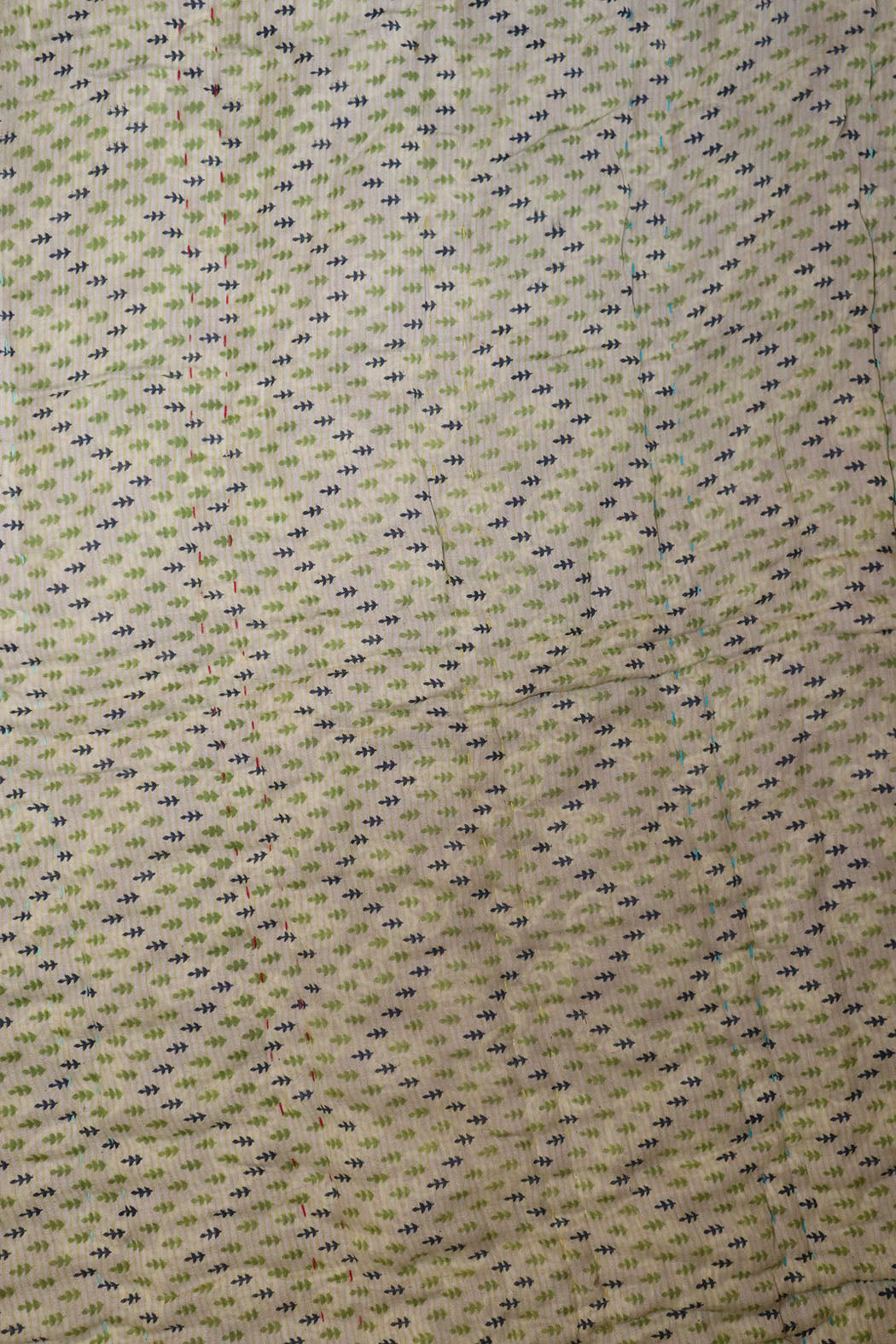 Vintage sari quilt, cotton 140x100 cm