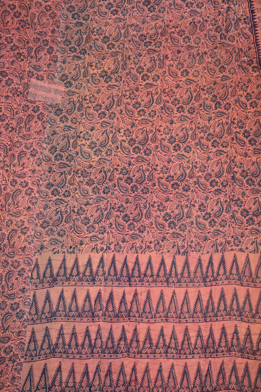 Vintage sari quilt, cotton 140x200 cm