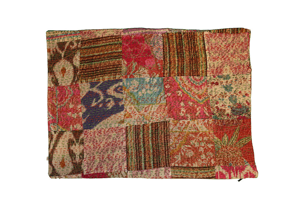 Kantha stonewash pude 50*70 cm, bomuld