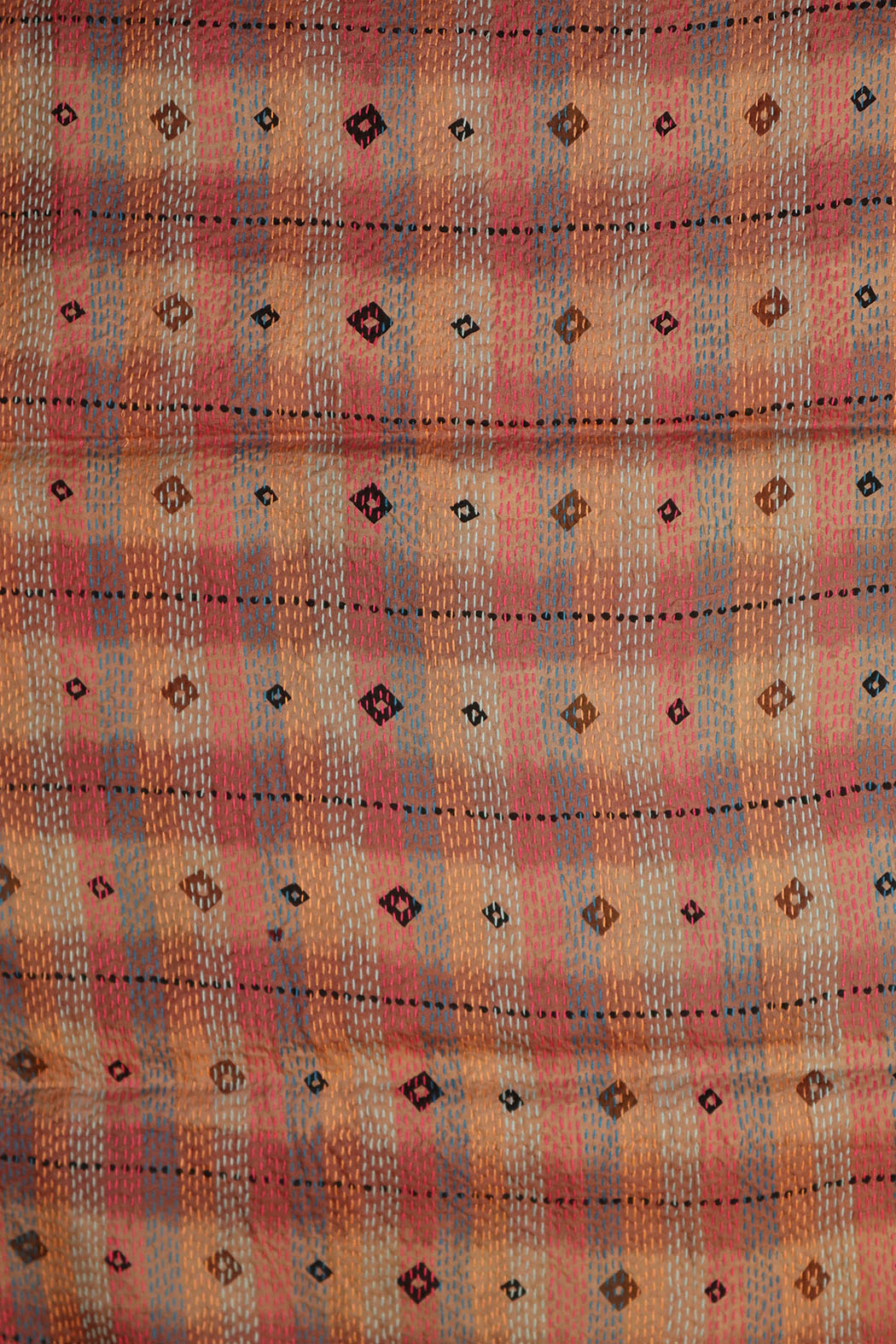 Sari kantha silke tørklæde 40*190 cm