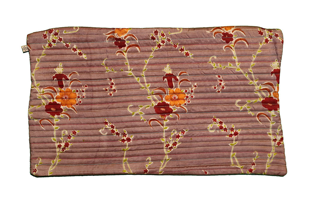 Quilted silke pude 30*50 cm