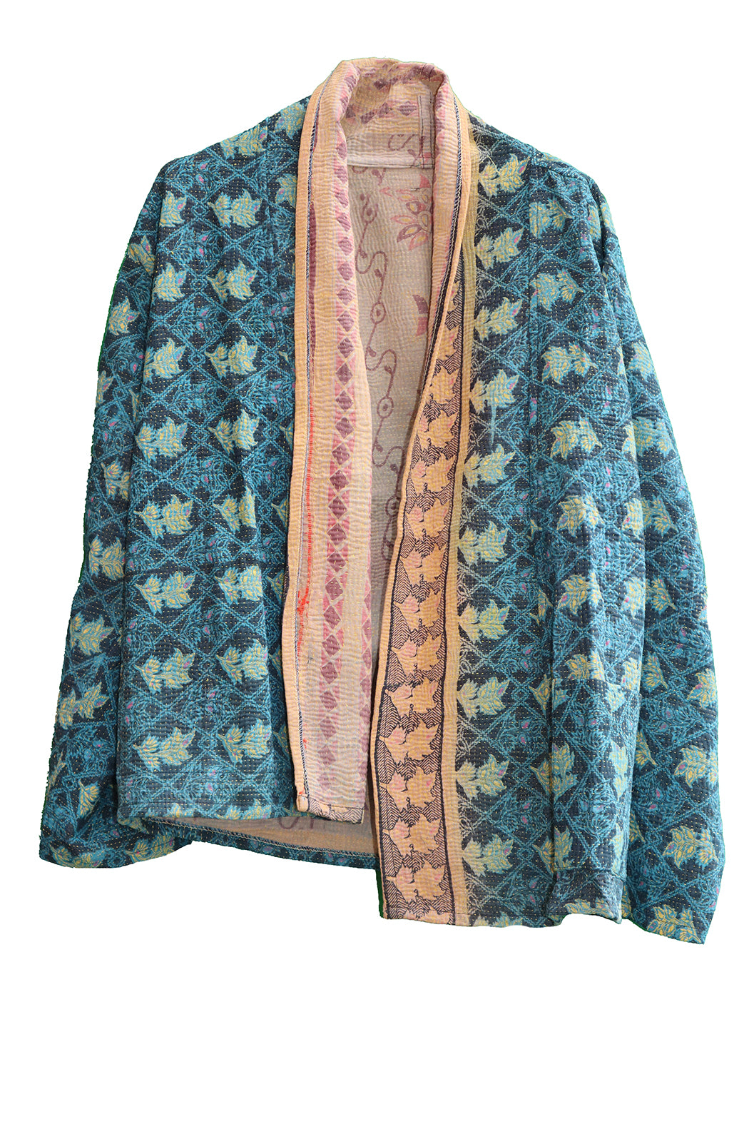 Ally kantha quilt jacket cotton one size