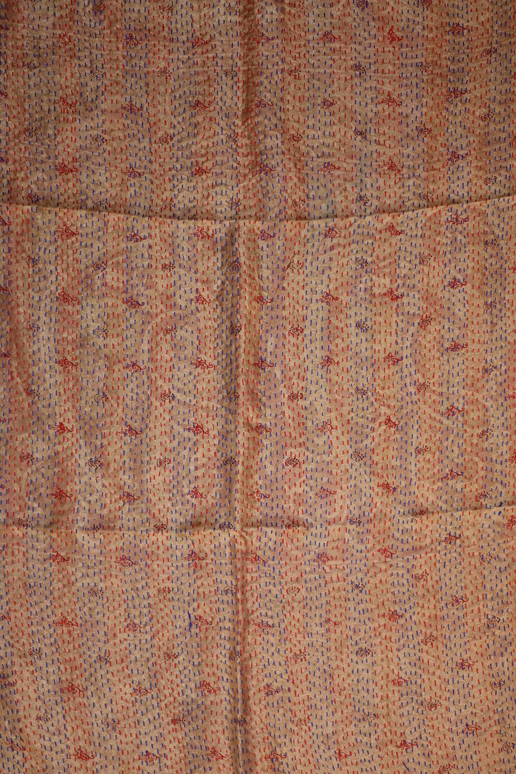 Sari kantha silke tørklæde 85*190 cm