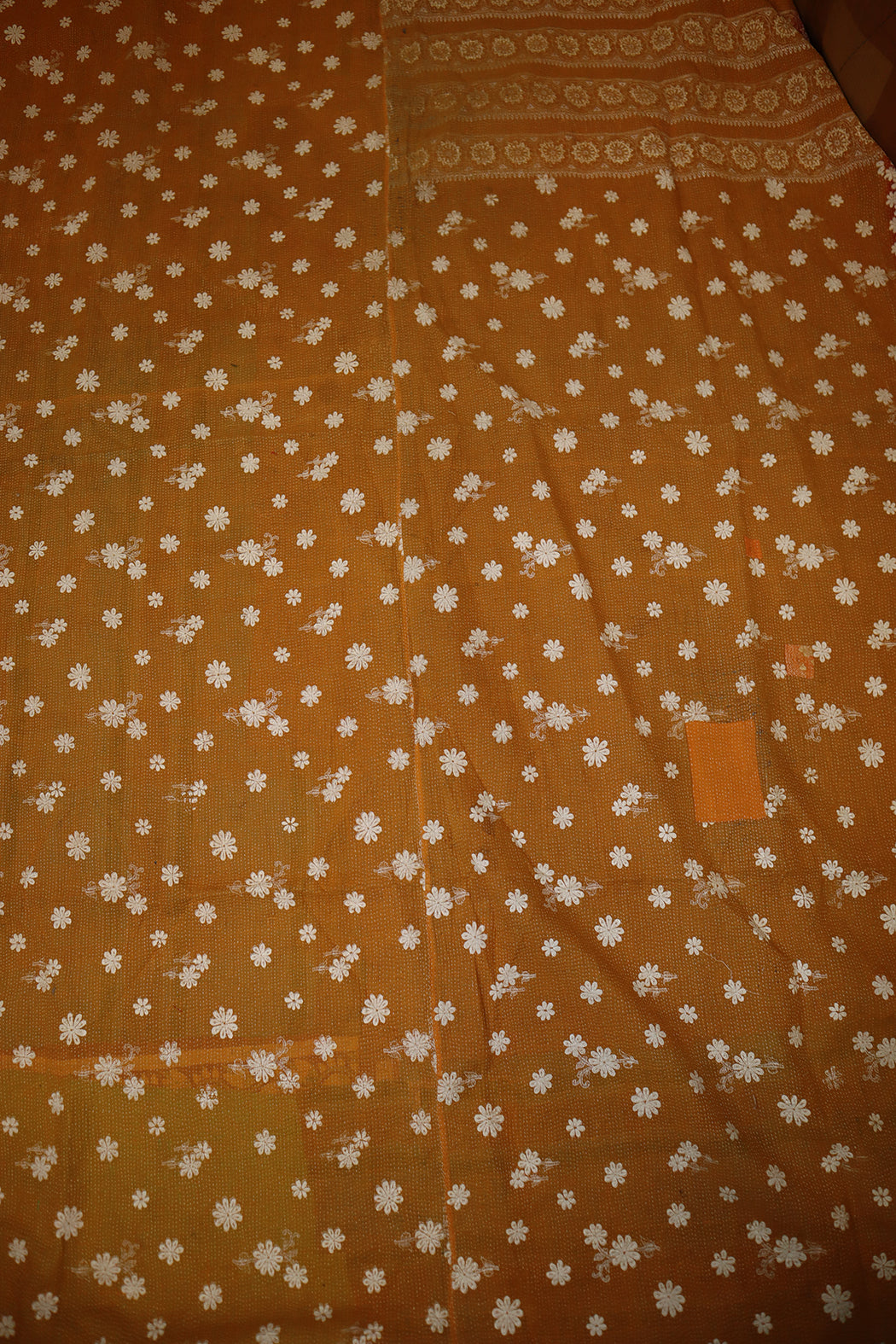 Kantha Vintage Teppich ca. 140x210 cm, Baumwolle