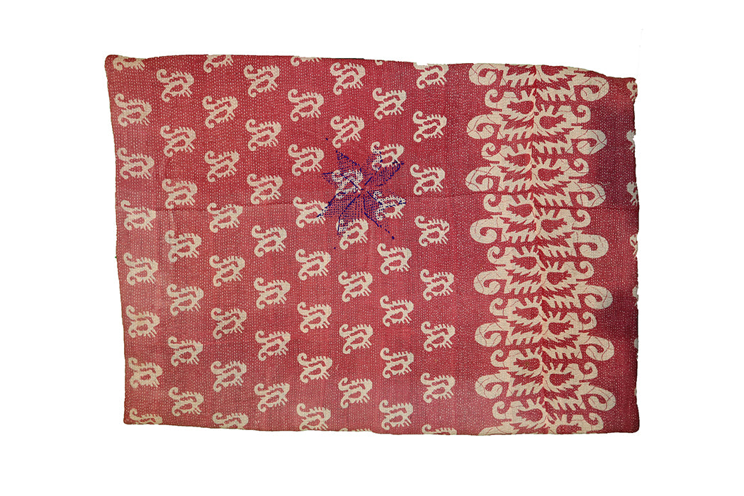 Sari Vintage Kantha Kissen 50*70 cm
