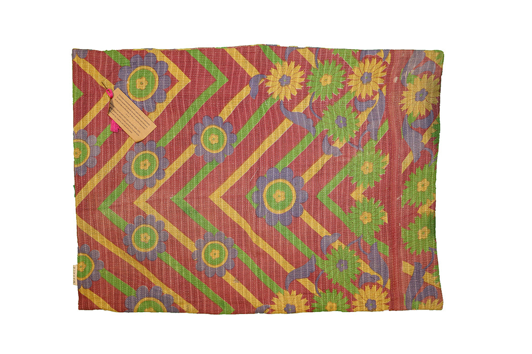Sari Vintage Kantha Kissen 50*70 cm