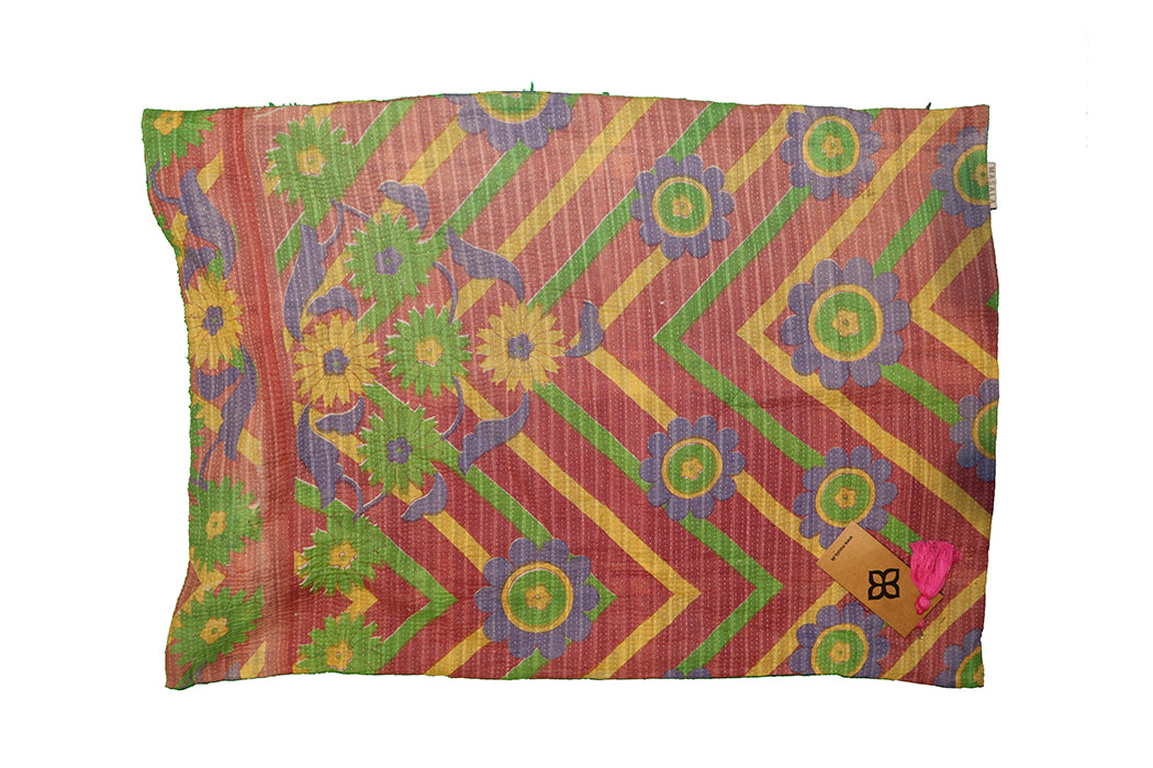 Sari Vintage Kantha Kissen 50*70 cm