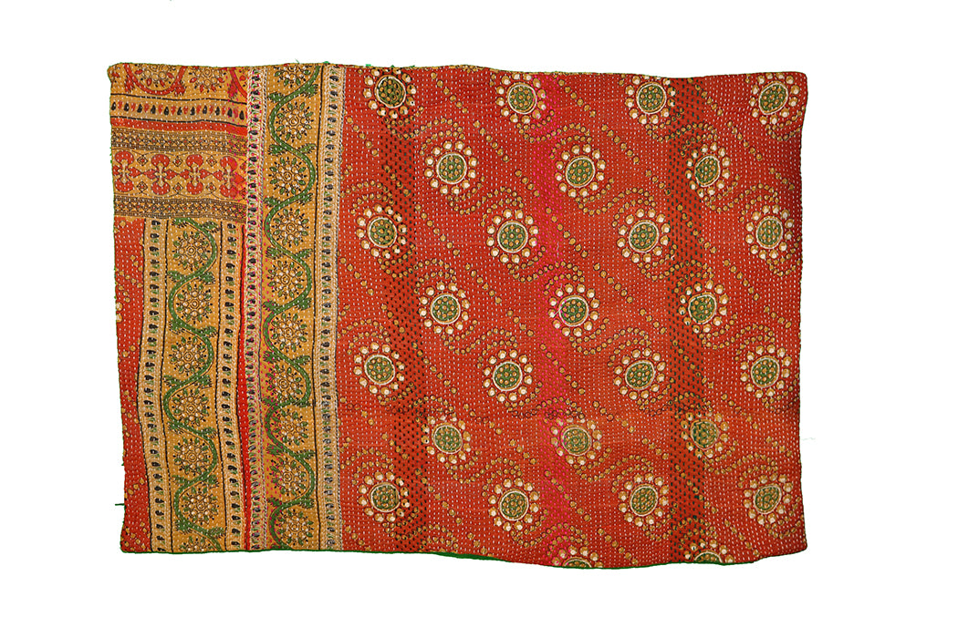 Sari Vintage Kantha Kissen 50*70 cm