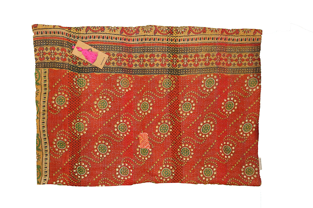 Sari Vintage Kantha Kissen 50*70 cm