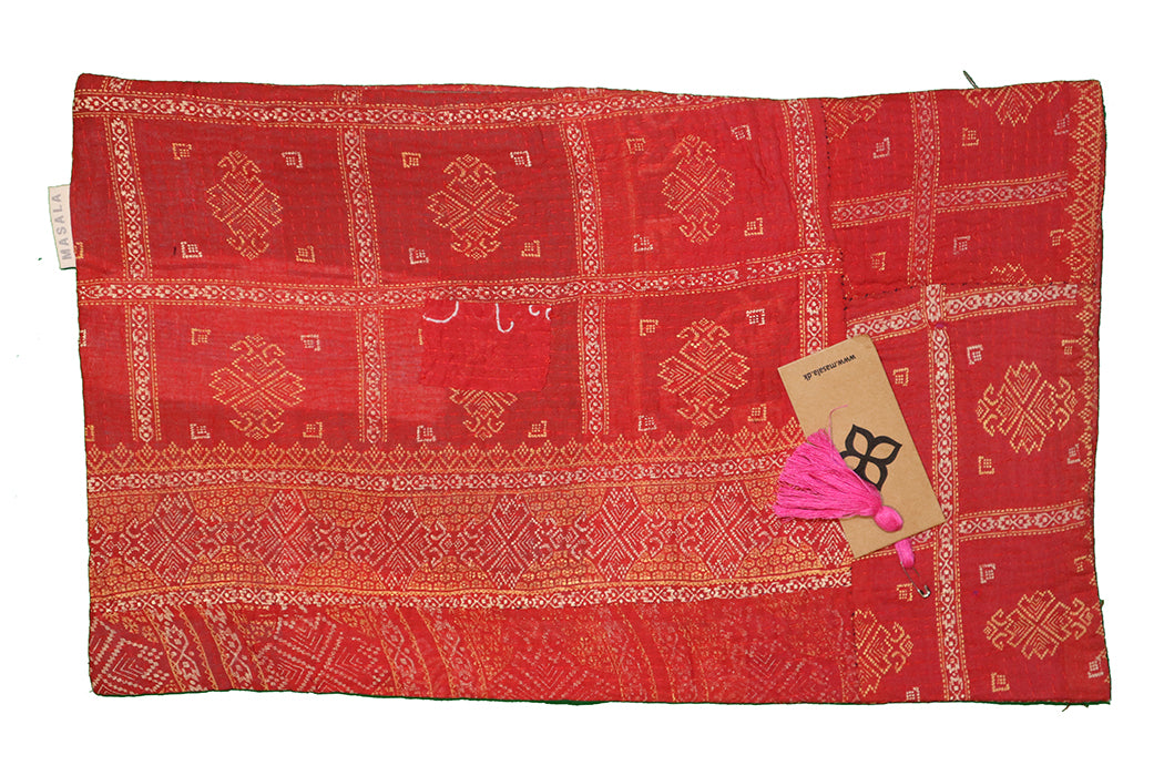 Sari vintage kantha pude 30*50 cm