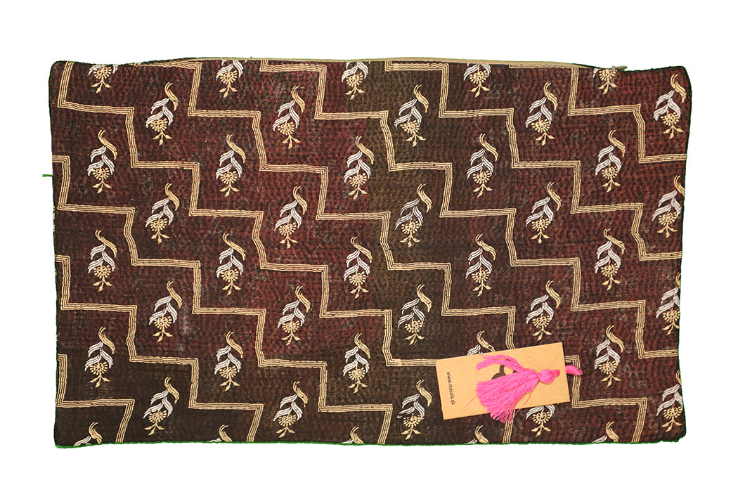 Sari vintage kantha pude 30*50 cm