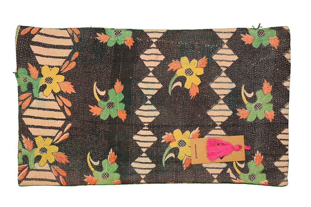 Sari vintage kantha pude 30*50 cm