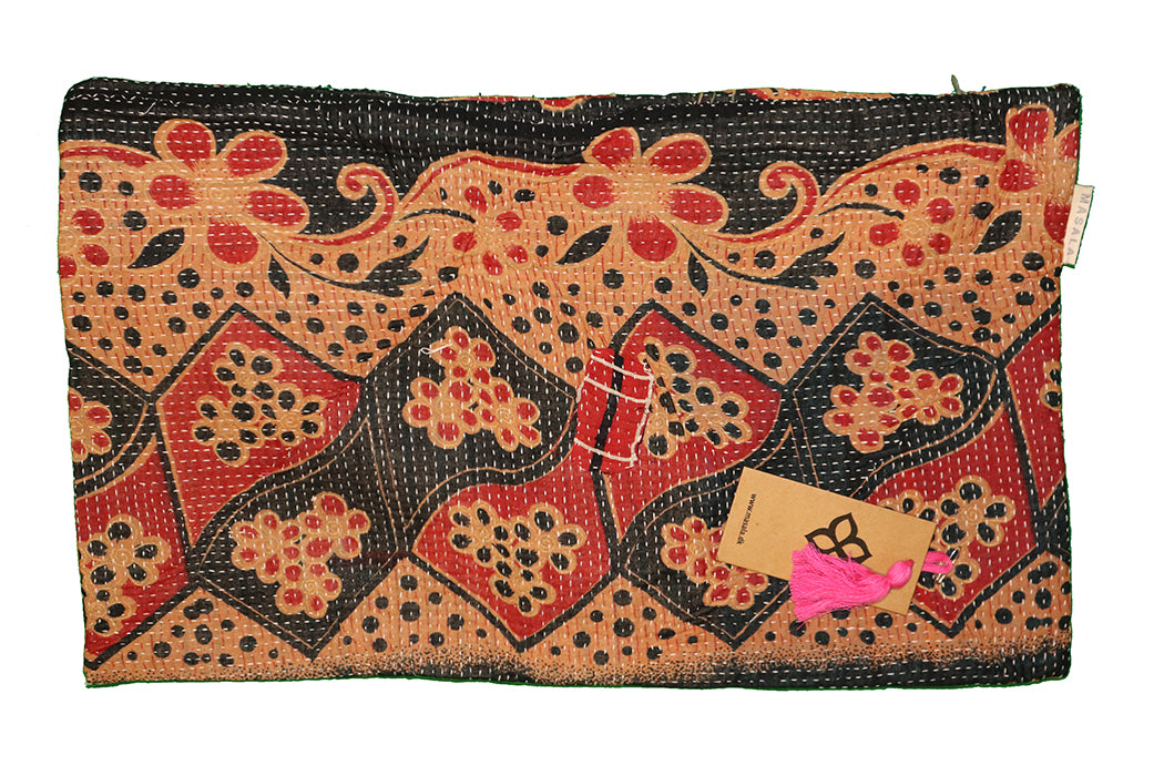 Sari vintage kantha pude 30*50 cm