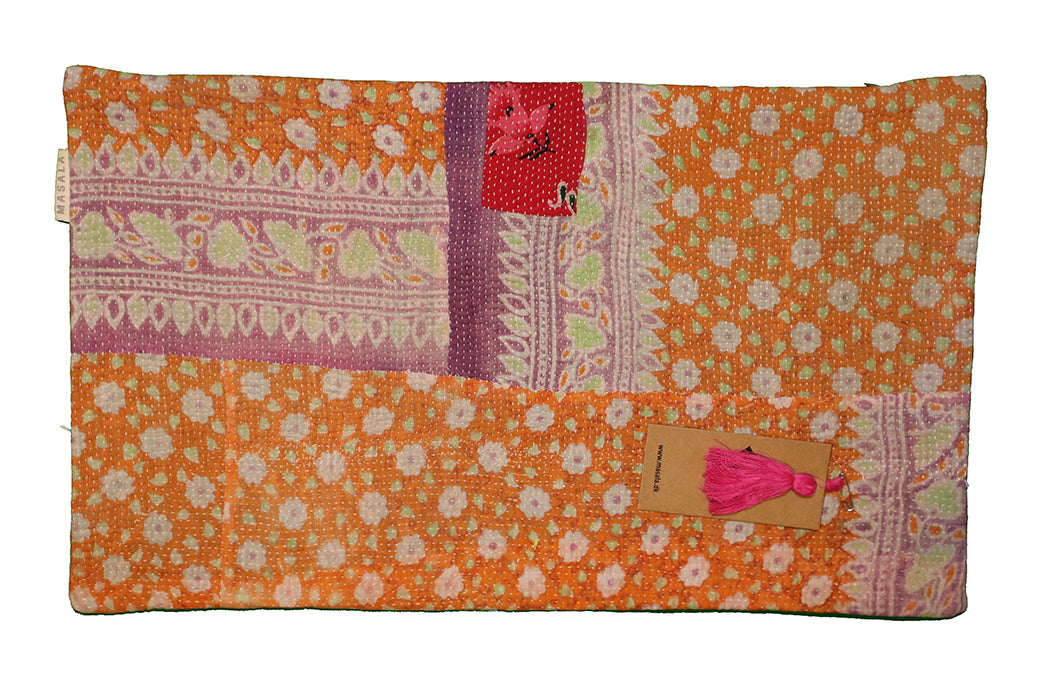 Sari vintage kantha pude 30*50 cm