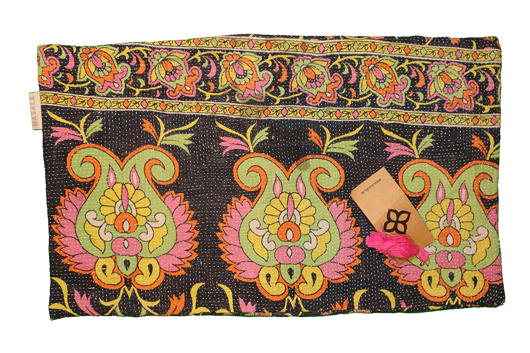 Sari vintage kantha pude 30*50 cm