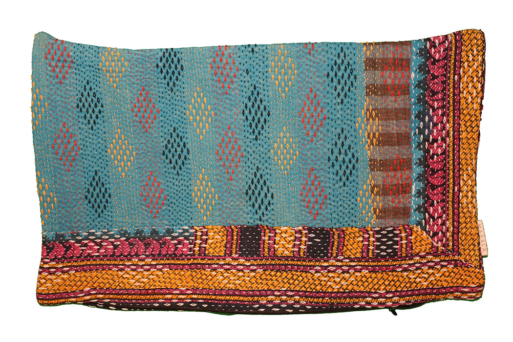 Sari vintage kantha pude 30*50 cm