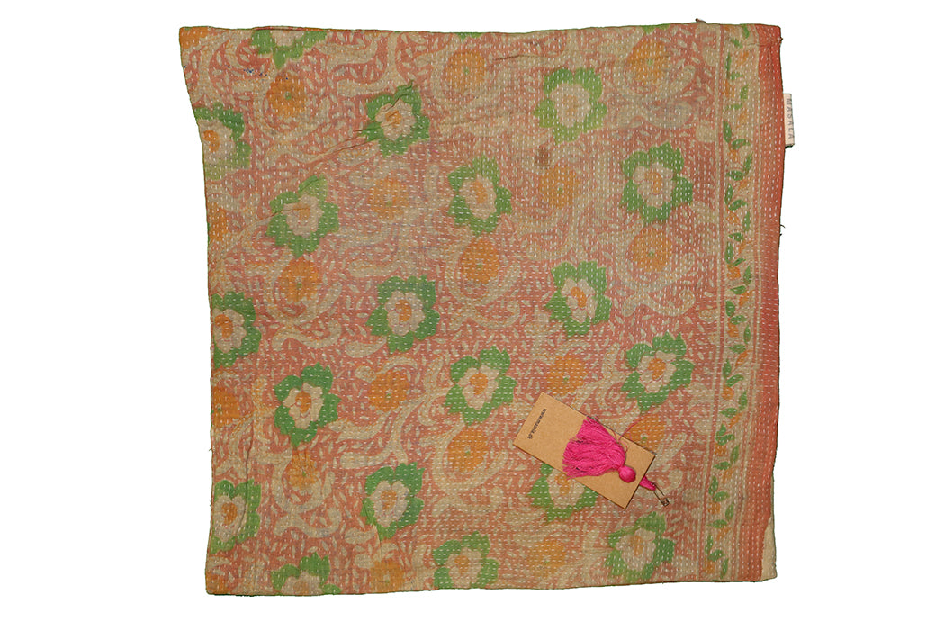 Sari vintage kantha pude 45*45 cm