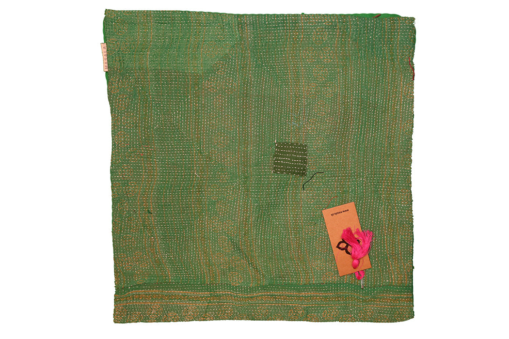 Sari vintage kantha pude 45*45 cm