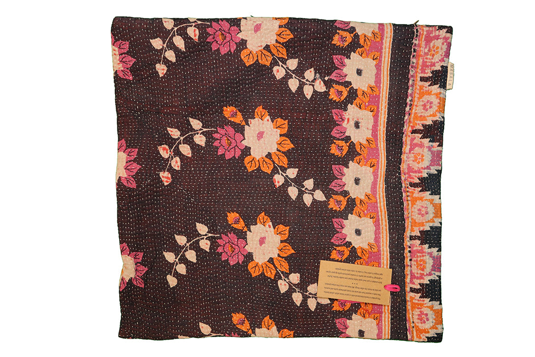 Sari vintage kantha pude 45*45 cm