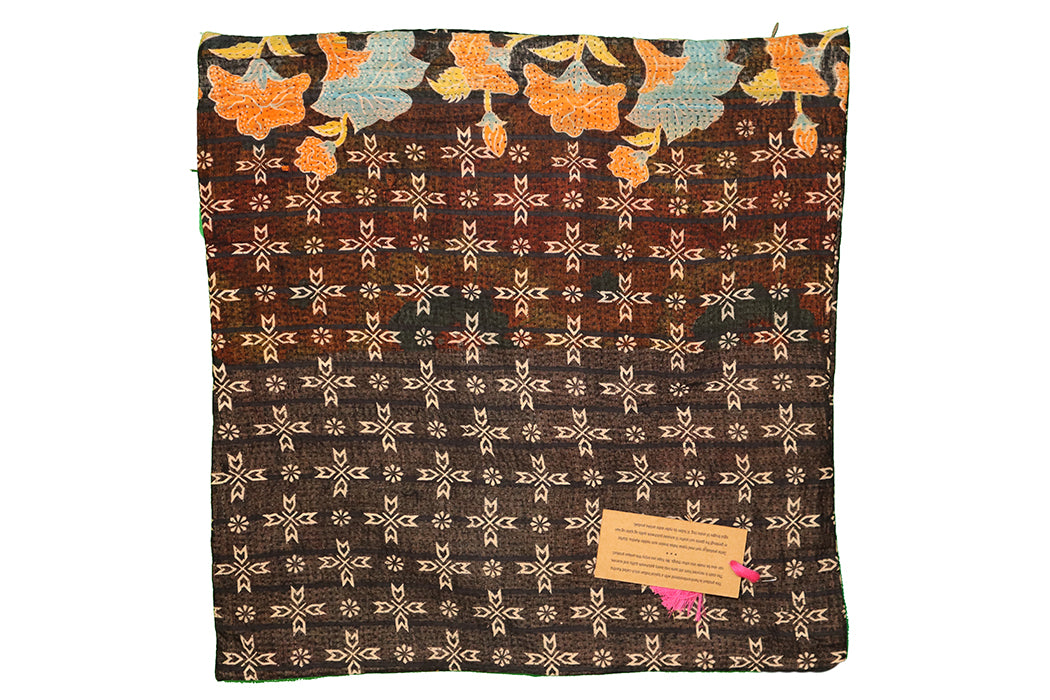 Sari vintage kantha pude 45*45 cm