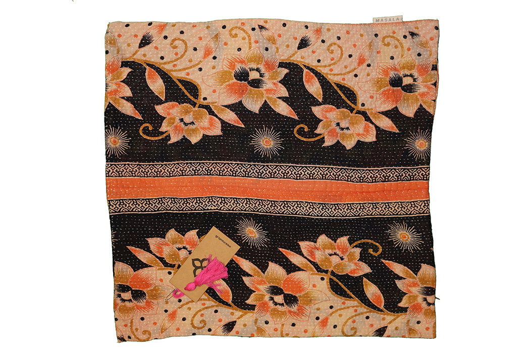 Sari vintage kantha pude 45*45 cm