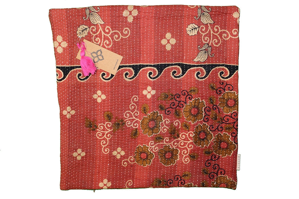 Sari Vintage Kantha Kissen 45*45 cm
