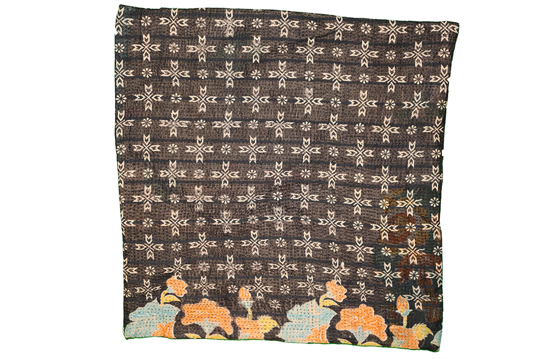 Sari Vintage Kantha Kissen 45*45 cm