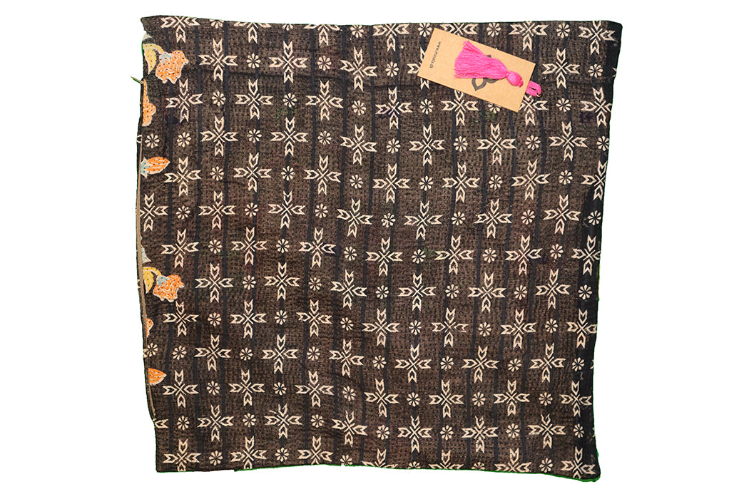 Sari Vintage Kantha Kissen 45*45 cm