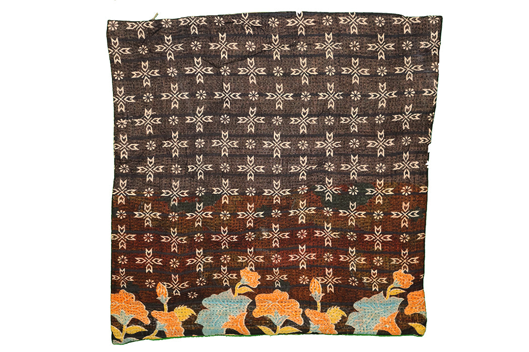 Sari Vintage Kantha Kissen 45*45 cm