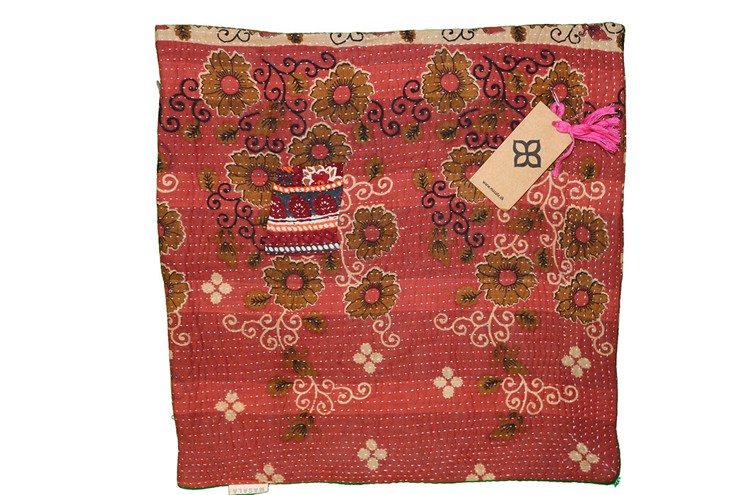 Sari Vintage Kantha Kissen 45*45 cm