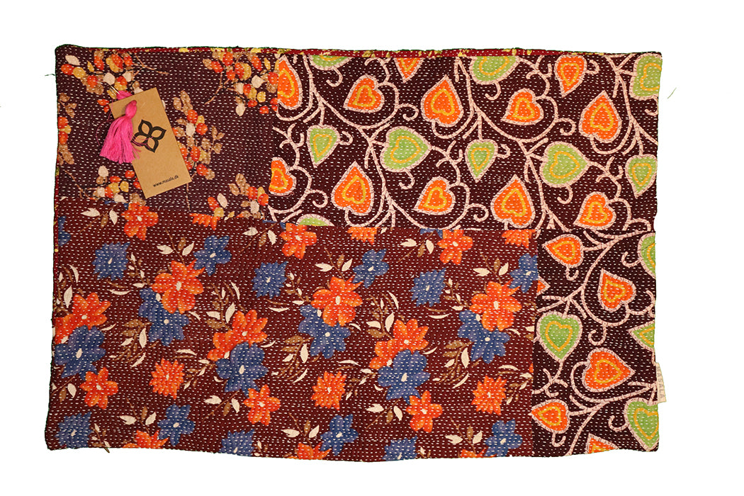 Sari vintage kantha pude 40*60 cm
