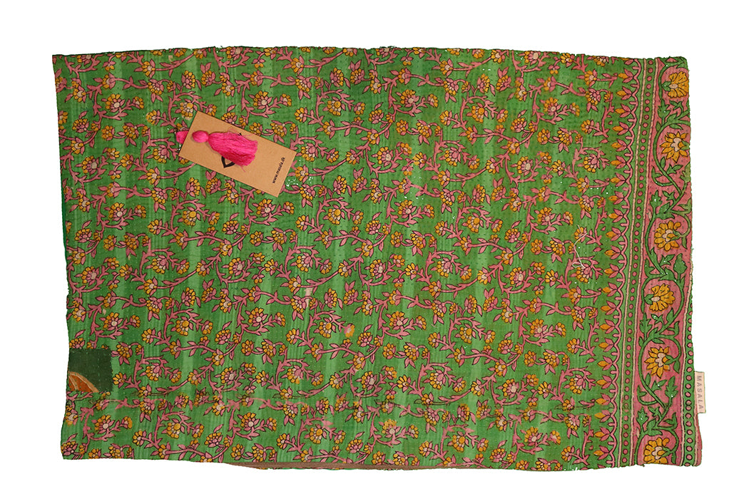 Sari vintage kantha pude 40*60 cm